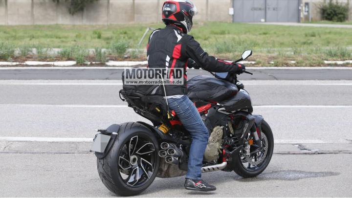 2023 ducati diavel v4 spied ahead of global unveil