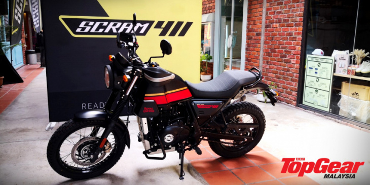 royal enfield scram 411 launched in malaysia - from rm26,900