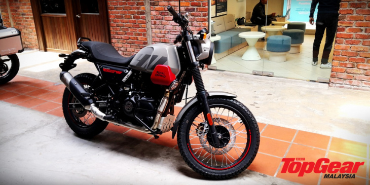 royal enfield scram 411 launched in malaysia - from rm26,900