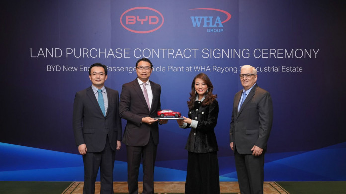 china’s byd to set up rm2.2 billion ev plant in thailand as asean production hub