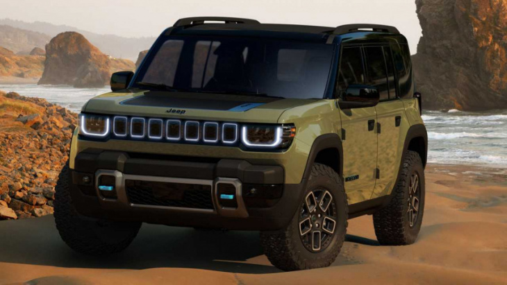 jeep reveals 2024 recon, 2024 wagoneer s, 2023 avenger electric suvs
