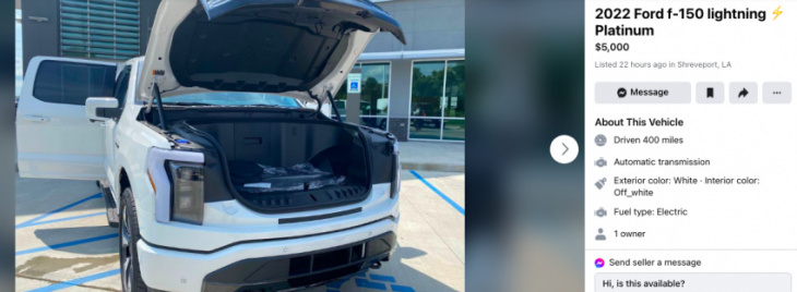 android, louisiana dealership caught posting misleading ford f-150 ev listing on facebook