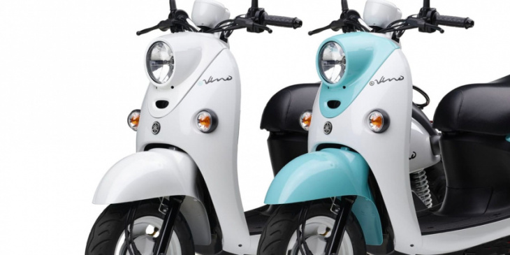 yamaha updates its adorable little e-vino electric scooter, boosting its tiny range