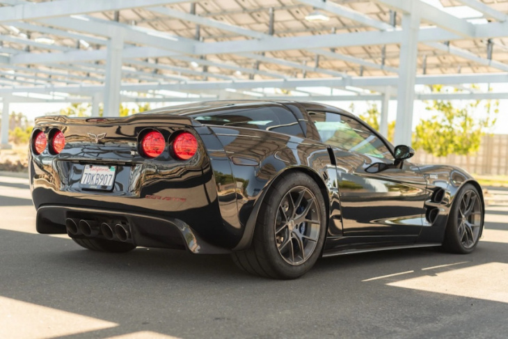 heavily-modified c6 corvette zr1 looks like a real thrill ride