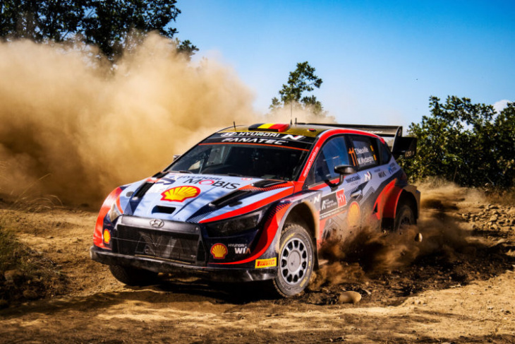 neuville leads after a drama filled day in greece