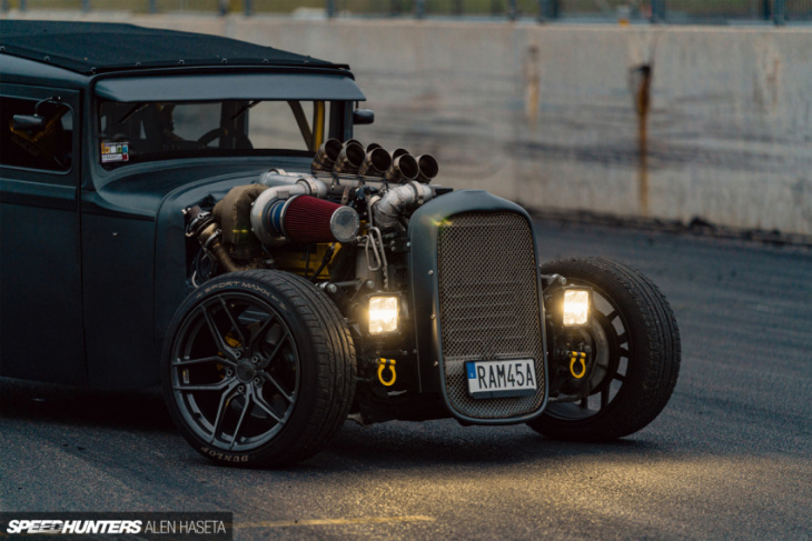 old meets new in a bmw-based hudson hot rod