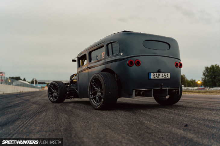old meets new in a bmw-based hudson hot rod