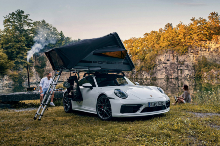 you can now install a roof tent atop your porsche 911