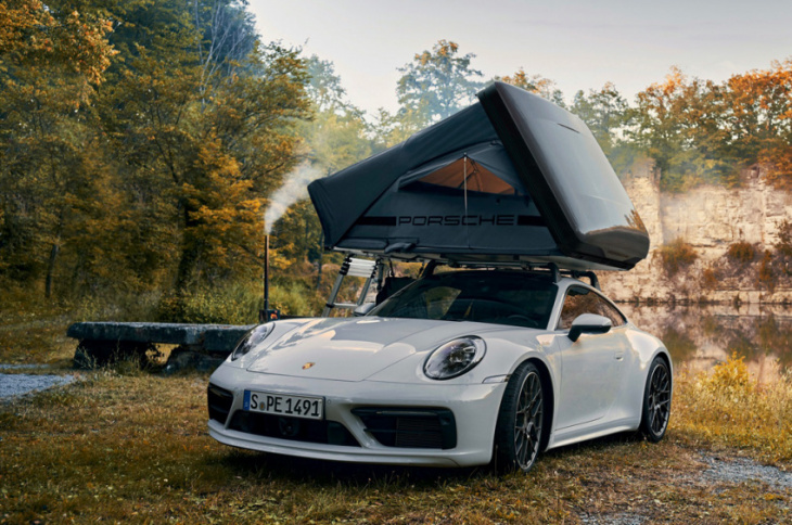 you can now install a roof tent atop your porsche 911