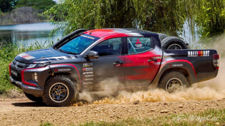 android, ralliart is back! closer look at the 2022 asian cross country rally specs mitsubishi triton