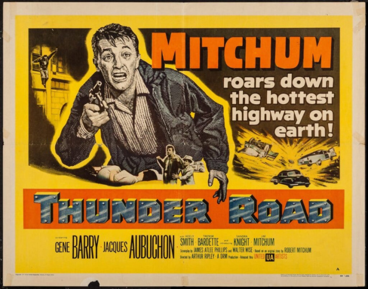 amazon, thunder road: 1958 cult classic serves up bootleggers, gangsters & fast cars