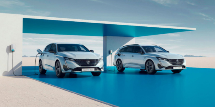 peugeot reveals details to the electric 308 and 308 sw