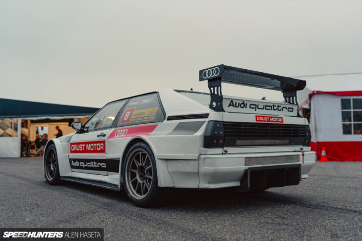 the evolution of an audi quattro time attack monster