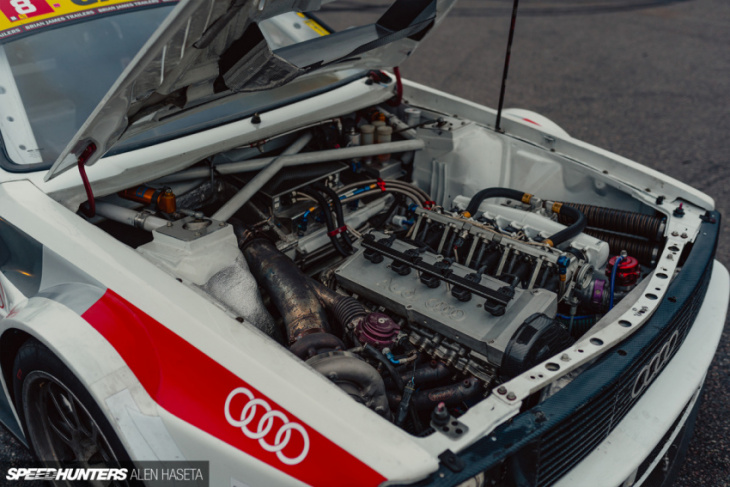 the evolution of an audi quattro time attack monster