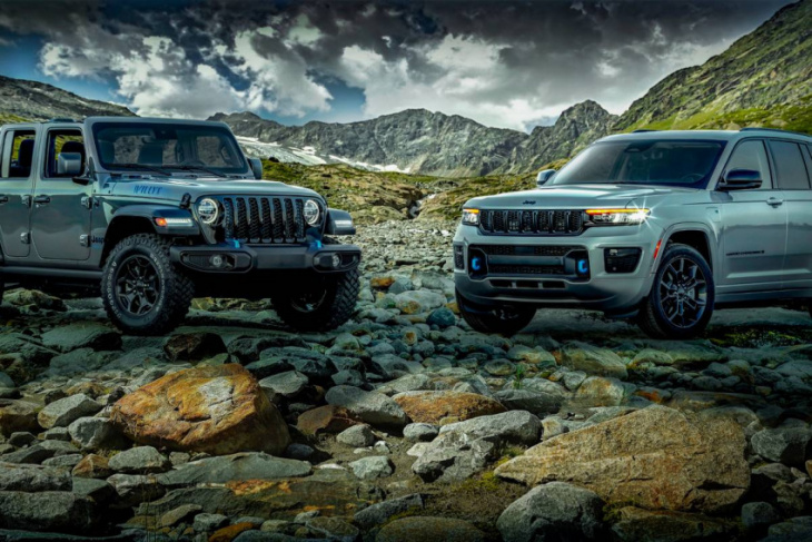 android, 2023 jeep grand cherokee 4xe, wrangler 4xe plug into past with special editions