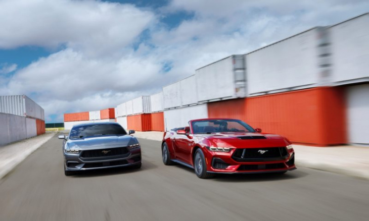 the seventh-generation mustang finally unveiled in all its v8 glory