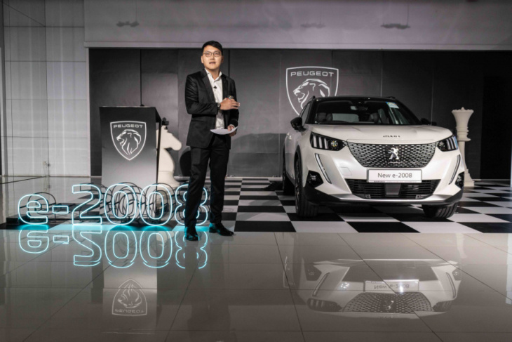 french lion electrified - peugeot e-2008 launched in singapore