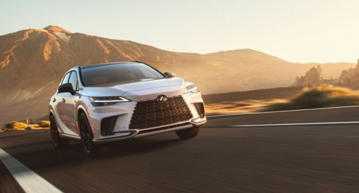lexus' new rx suvs will stop you from 'dooring' cyclists