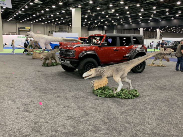 2022 detroit auto show highlights: 6 cool new cars, and dinosaurs