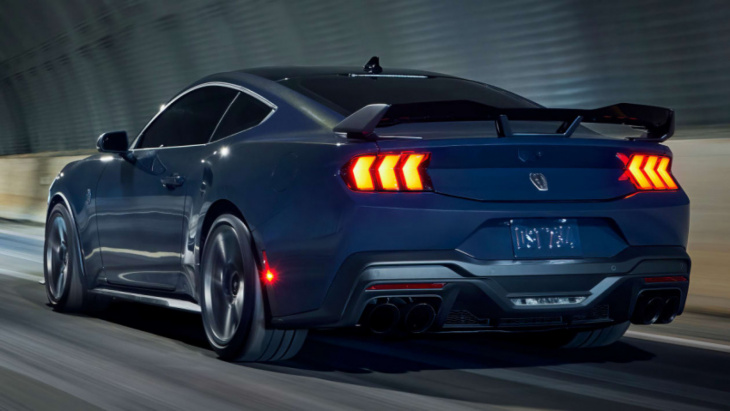 new ford mustang dark horse arrives with 500bhp