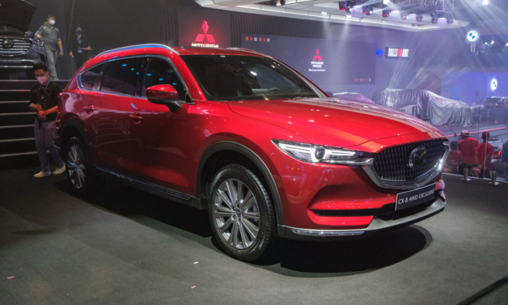 pims 2022: mazda shows off 3 new vehicles at its elegant booth