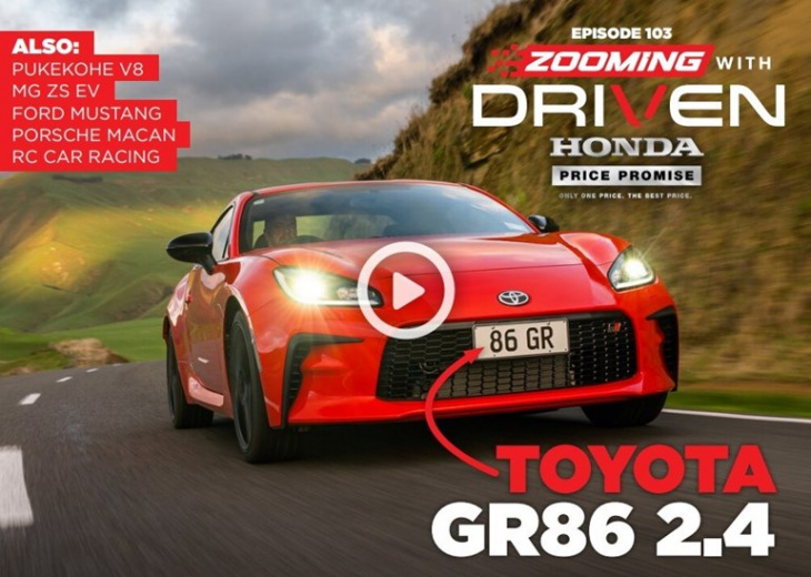 watch: details emerge for the toyota gr86 2.4! zooming with driven ep103