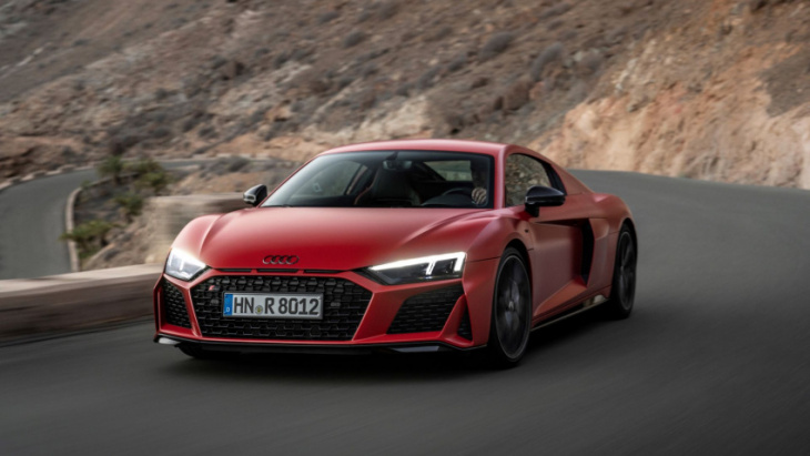 2023 audi r8 coupé v10 performance rwd released, will be the last of its kind