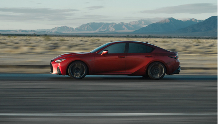 preview: 2023 lexus is benefits from appearance, handling packs