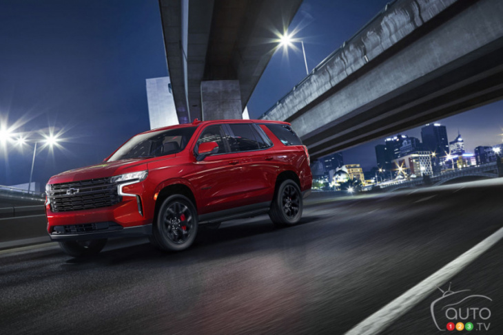 detroit 2022: chevrolet adds rst performance version to its 2023 tahoe