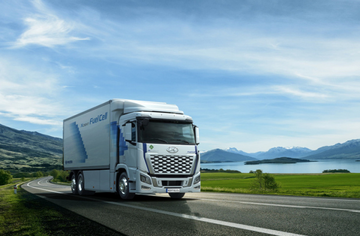 hyundai's xcient truck will help epa hydrogen transport project