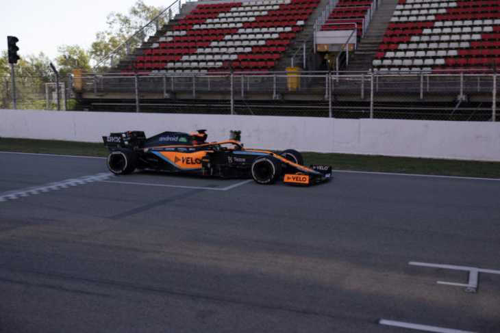 o’ward and palou complete mclaren f1 test