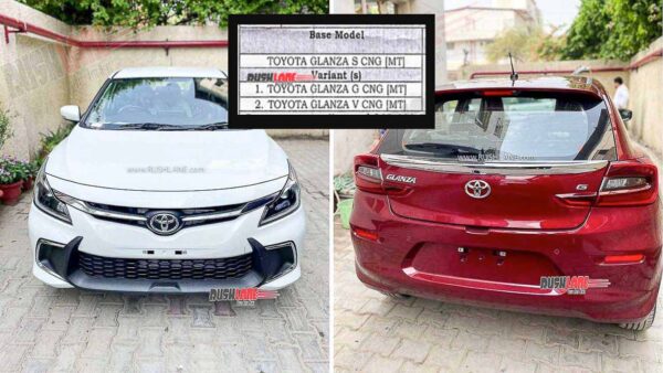 android, toyota glanza cng homologated – details leak, launch soon
