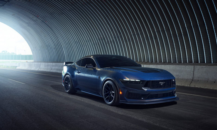 the ford mustang dark horse is a track-ready manual transmissioned v8