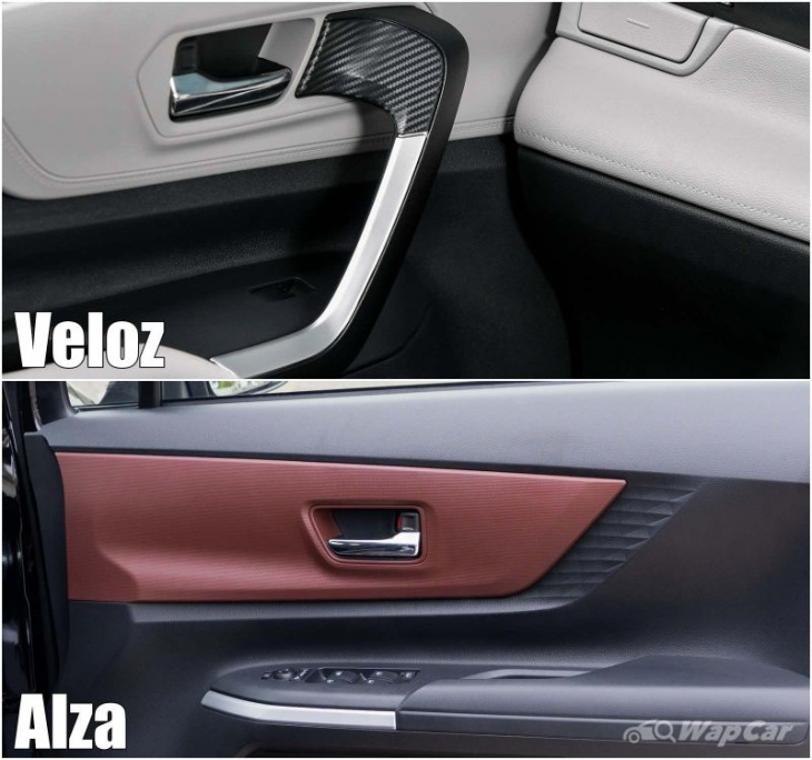 android, perodua alza vs toyota veloz - rm 20k extra for a 't' badge, or is there more to it?