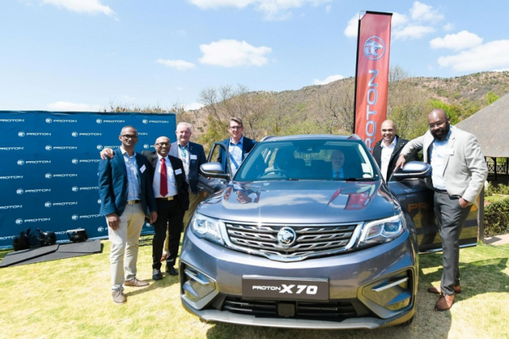 proton returns to south africa with launch of x50 & x70 suvs