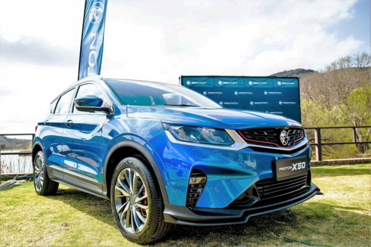 proton returns to south africa with launch of x50 & x70 suvs