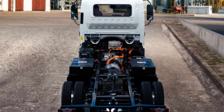 maxus presents 7.5 tonne electric trucks