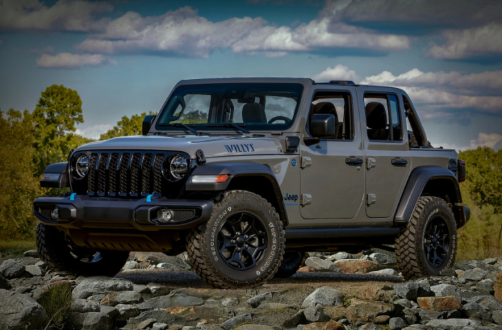 jeep unveils new willys variant for wrangler 4xe phev off-roader
