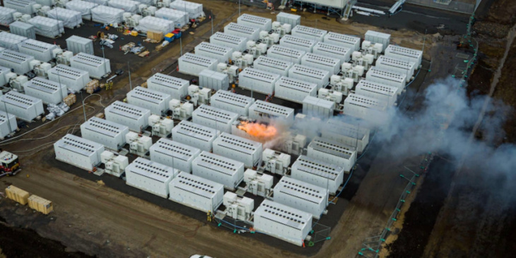 tesla megapack caught on fire at giant battery project