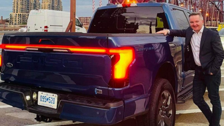 “goes like you wouldn’t believe:” bowen test drives ford f-150 electric ute