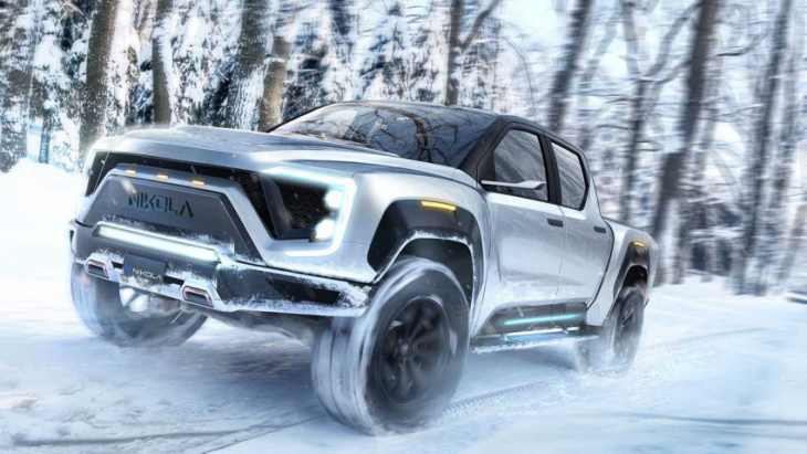 nikola badger prototype was partly made of ford f-150 raptor parts
