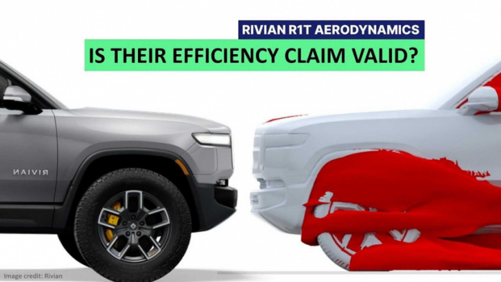 rivian r1t low drag coefficient claims analyzed in virtual wind tunnel