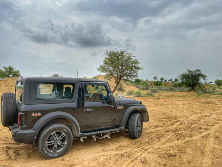 pictures: taking a brand new mahindra thar goes on a 1050 km road trip
