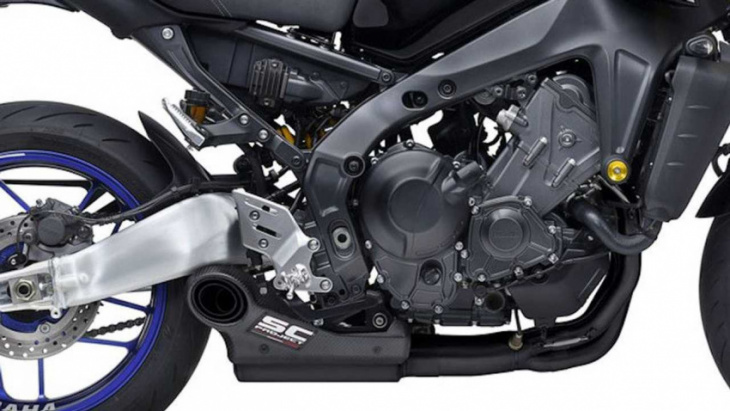 sc-project has a shiny new exhaust system for the yamaha mt-09