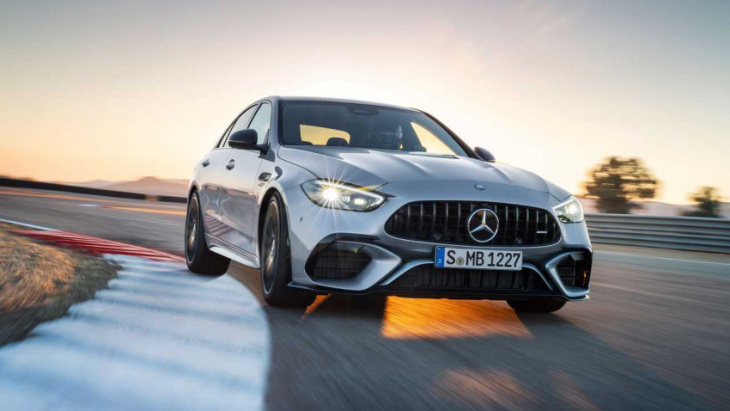 2024 mercedes-amg c63 s e performance debuts with hybrid turbo four
