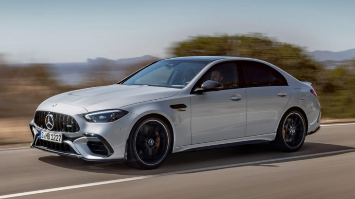 new mercedes-amg c 63 s e-performance plug-in hybrid arrives packing 671bhp punch