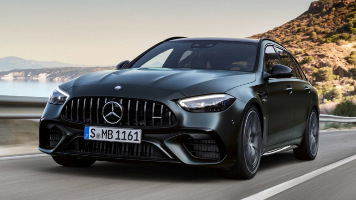 new mercedes-amg c 63 s e-performance plug-in hybrid arrives packing 671bhp punch