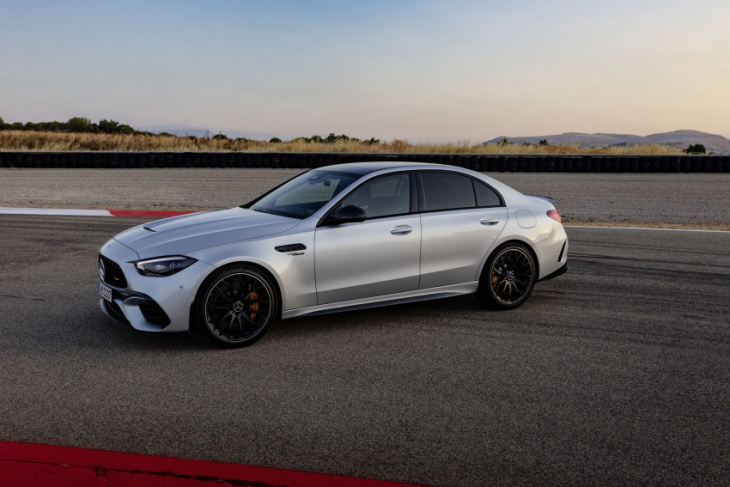 the 2023 mercedes-amg c63 is absolutely game-changing