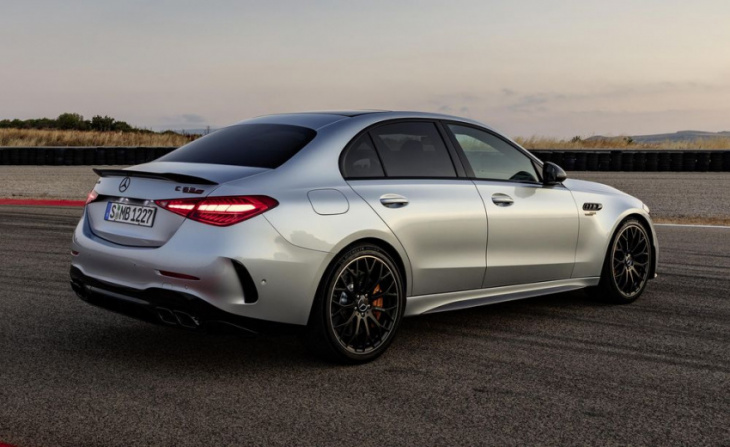 2024 mercedes-amg c63 silences doubters with a 671-hp hybrid wallop