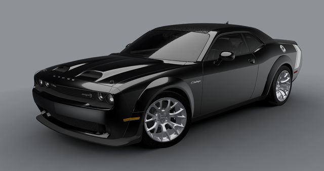 the dodge challenger black ghost honors a woodward hero